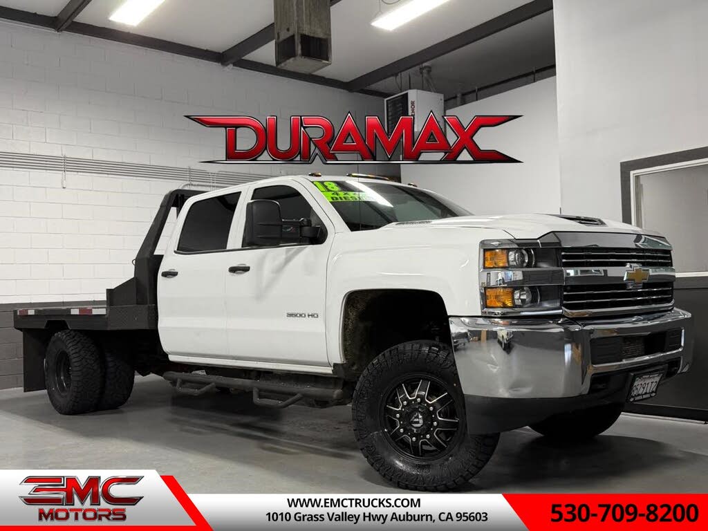 2018 Chevrolet Silverado 3500HD Work Truck Crew Cab LB DRW 4WD