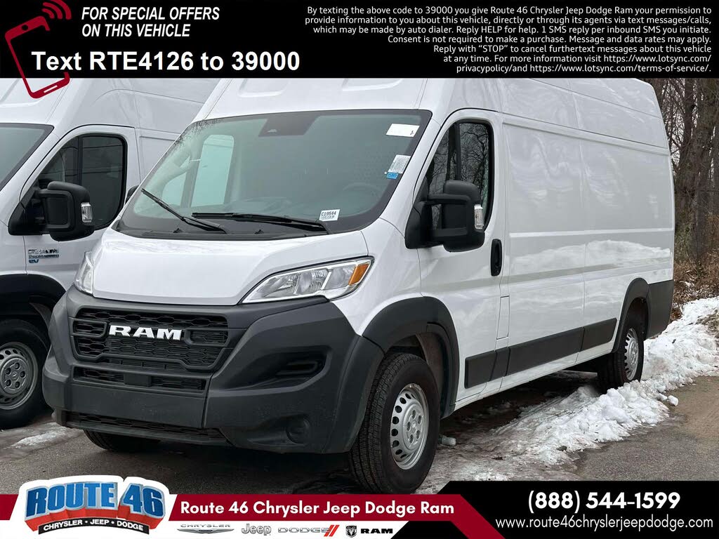 2025 RAM ProMaster 3500 Tradesman 159 Super High Roof Extended Cargo Van FWD