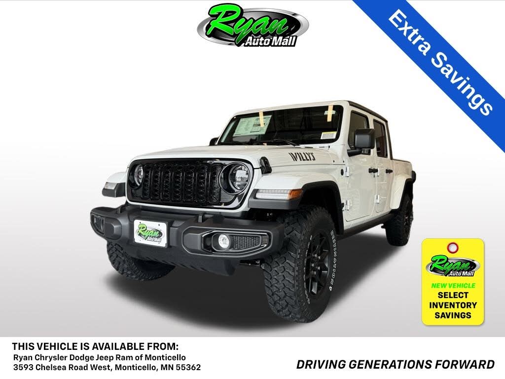 2025 Jeep Gladiator Willys Crew Cab 4WD
