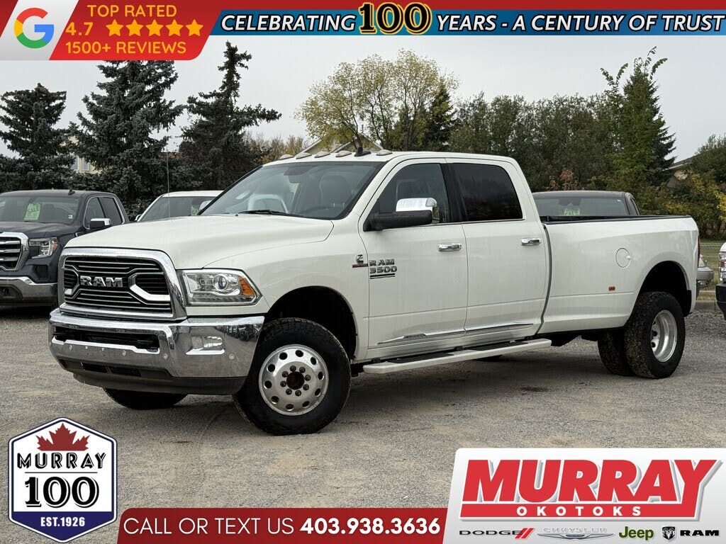 2018 RAM 3500 Laramie Limited Crew Cab LB DRW 4WD