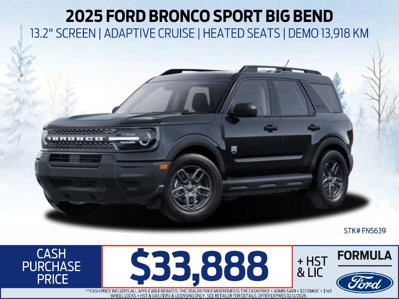 Ford Bronco Sport Big Bend AWD 2025