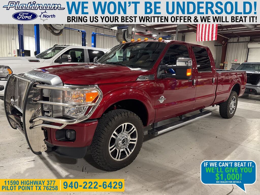2015 Ford F-350 Super Duty Platinum Crew Cab 4WD