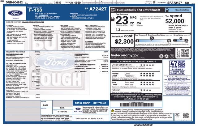 2025 Ford F-150 Lariat SuperCrew 4WD