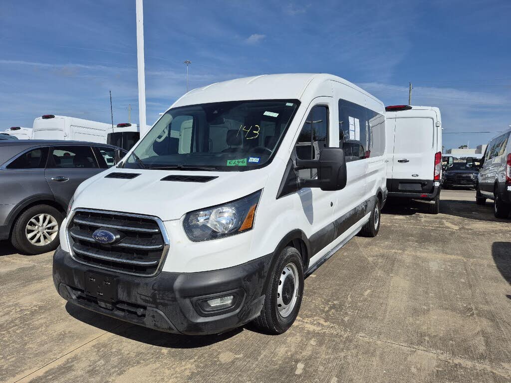 2020 Ford Transit Passenger 350 XL Medium Roof LWB RWD with Sliding Passenger-Side Door