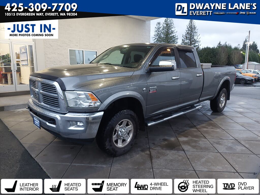 2012 RAM 3500 Laramie Longhorn Crew Cab 8 ft. Bed 4WD