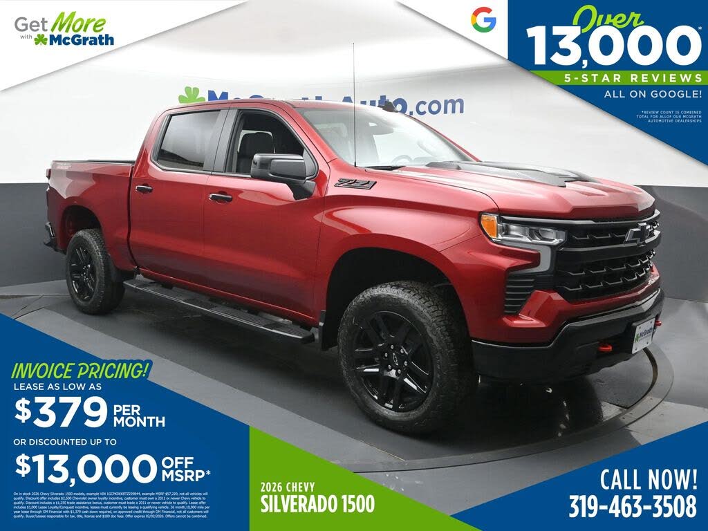 2026 Chevrolet Silverado 1500 LT Trail Boss Crew Cab 4WD