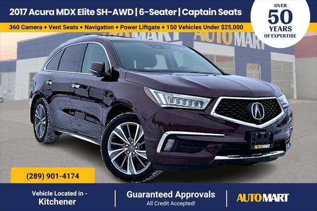 2017 Acura MDX SH-AWD with Elite 6-Passenger Package