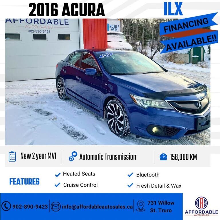 2016 Acura ILX FWD with A-Spec Package