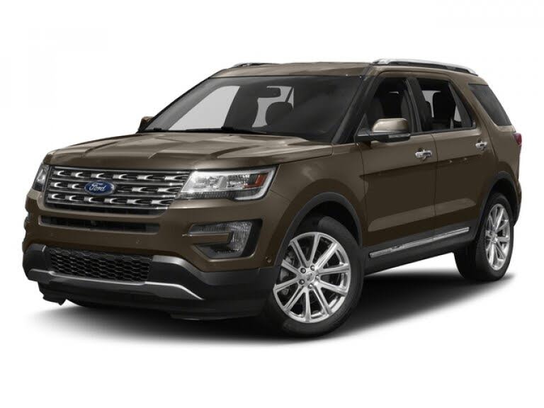 Silver 2017 Ford Explorer Limited AWD SUV / Crossover All-Wheel Drive Automatic