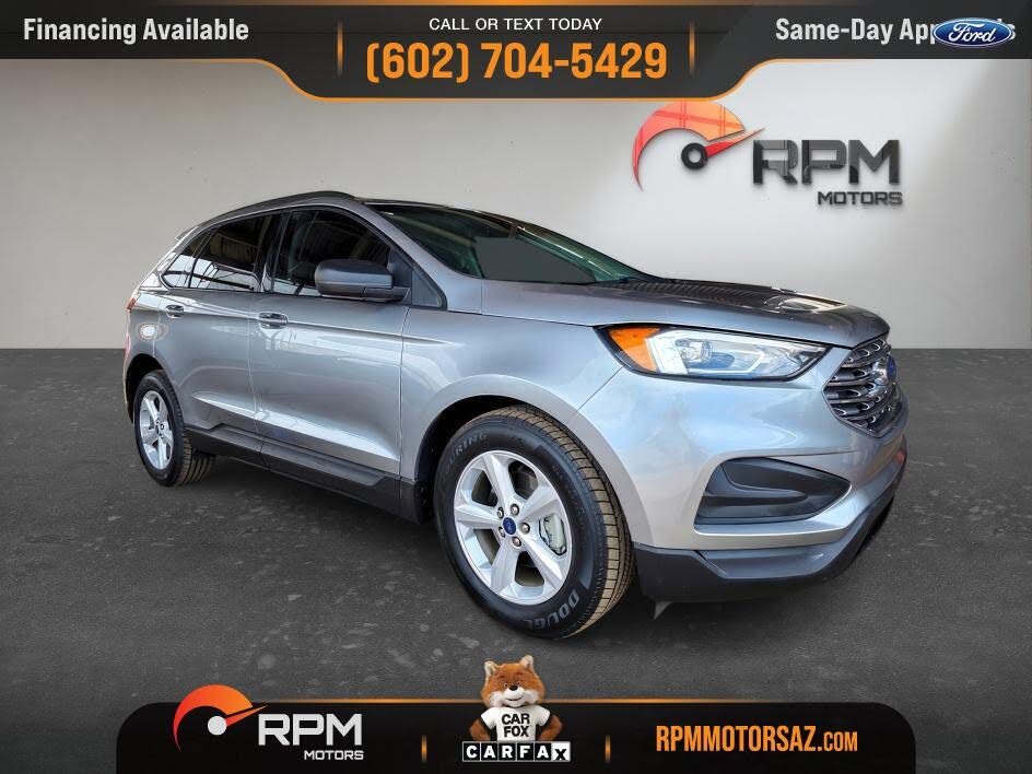 Iconic Silver Metallic 2020 Ford Edge SE FWD SUV / Crossover Front-Wheel Drive Automatic
