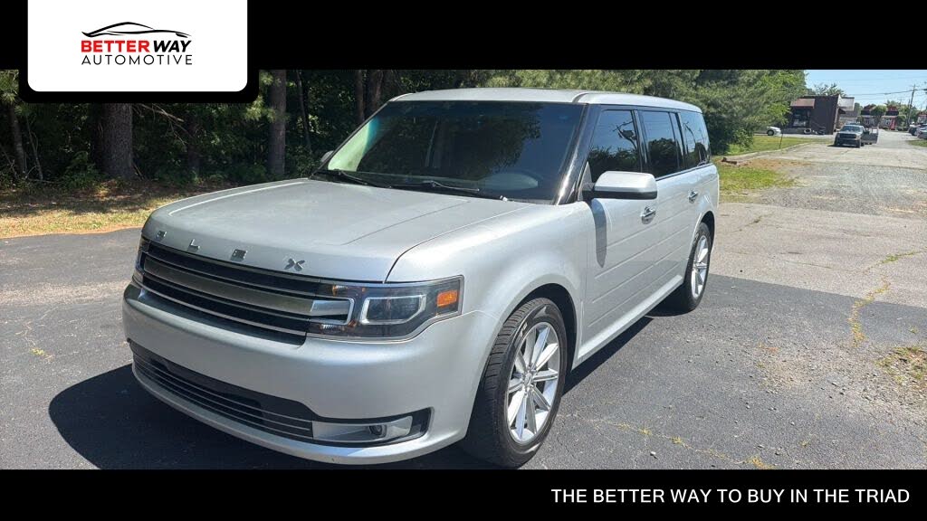 Silver 2019 Ford Flex Limited FWD SUV / Crossover Front-Wheel Drive 6-Speed Automatic