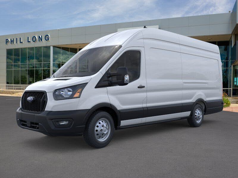 Oxford White 2025 Ford Transit Cargo Van All-Wheel Drive 