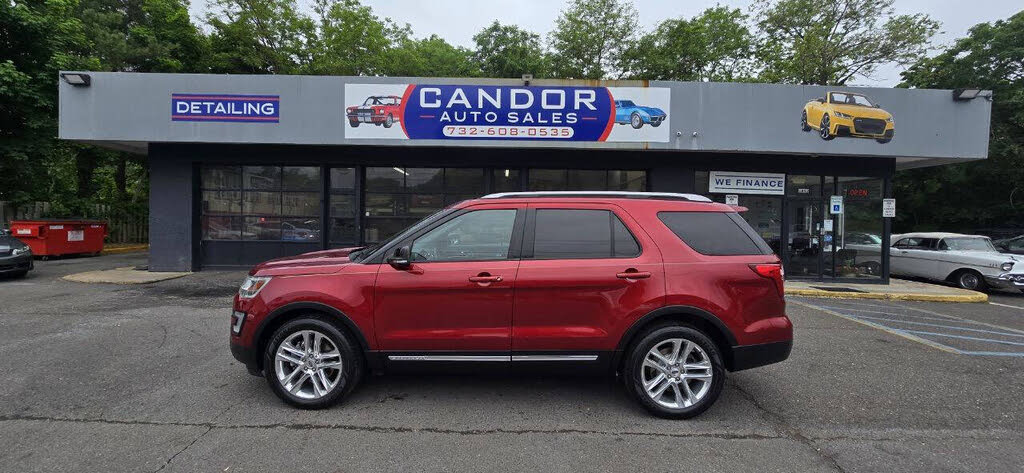 Red (Burgundy) 2017 Ford Explorer SUV / Crossover All-Wheel Drive 6-Speed Automatic