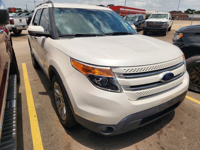 White Platinum Clearcoat Metallic 2013 Ford Explorer Limited SUV / Crossover Front-Wheel Drive 6-Speed Automatic