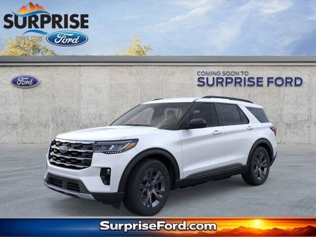 Star White Tri-Coat 2026 Ford Explorer SUV / Crossover All-Wheel Drive Automatic