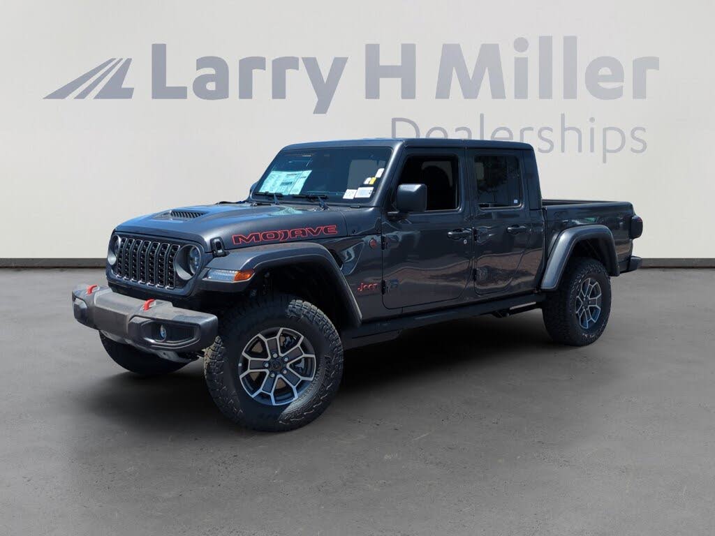 Gray 2026 Jeep Gladiator Pickup Truck Four-Wheel Drive Automatic