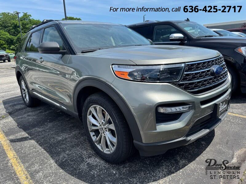 Silver Spruce Metallic 2020 Ford Explorer SUV / Crossover All-Wheel Drive Automatic