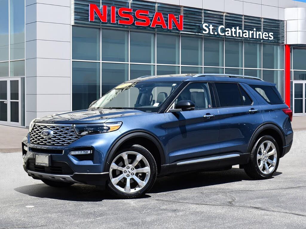 Blue 2020 Ford Explorer SUV / Crossover All-Wheel Drive Automatic