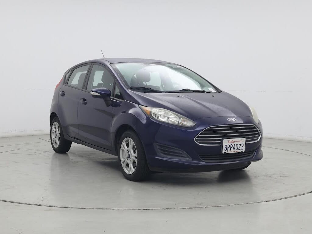 Blue 2016 Ford Fiesta SE Hatchback Hatchback Front-Wheel Drive Automatic