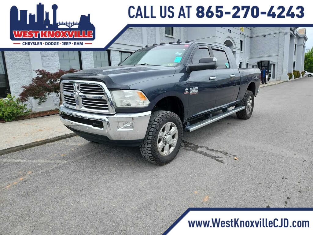 Gray (Maximum Steel Metallic Clearcoat) 2016 RAM 2500 Big Horn Mega Cab 4WD Pickup Truck Four-Wheel Drive 6-Speed Automatic