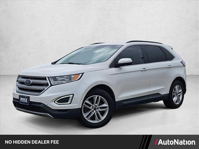 White Platinum Metallic Tri-Coat 2018 Ford Edge SEL SUV / Crossover Front-Wheel Drive 6-Speed Automatic