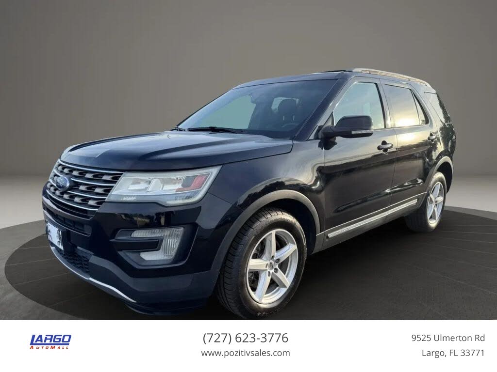 Black 2016 Ford Explorer SUV / Crossover All-Wheel Drive 6-Speed Automatic