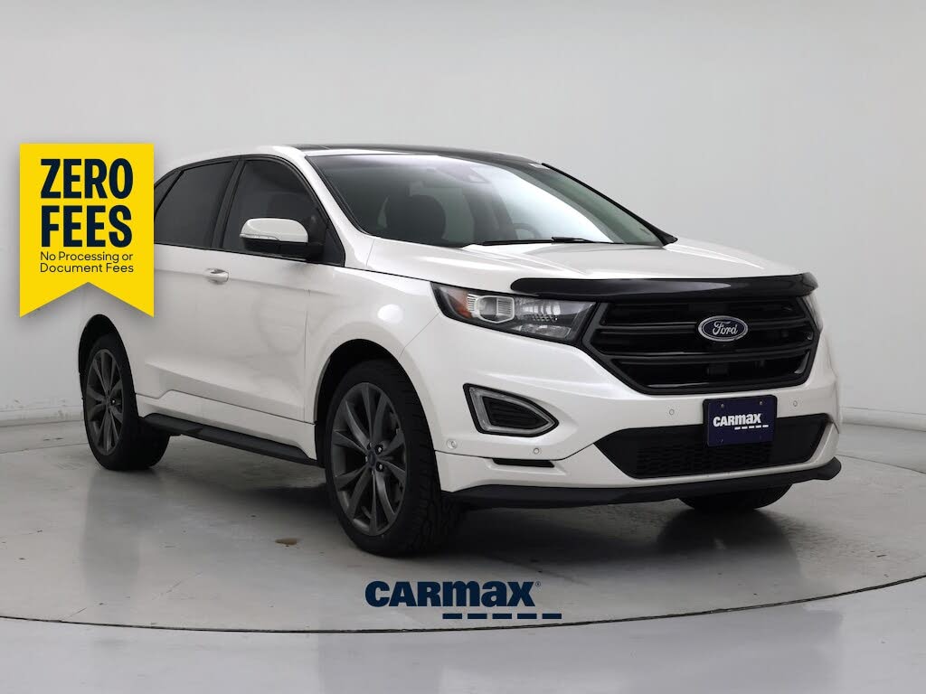 White 2018 Ford Edge Sport AWD SUV / Crossover All-Wheel Drive Automatic