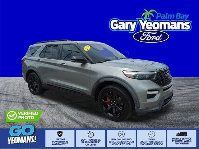 Silver Spruce Metallic 2020 Ford Explorer SUV / Crossover All-Wheel Drive Automatic
