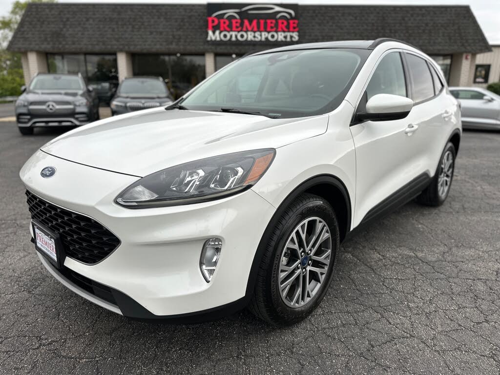 Oxford White 2020 Ford Escape SEL AWD SUV / Crossover All-Wheel Drive 8-Speed Automatic