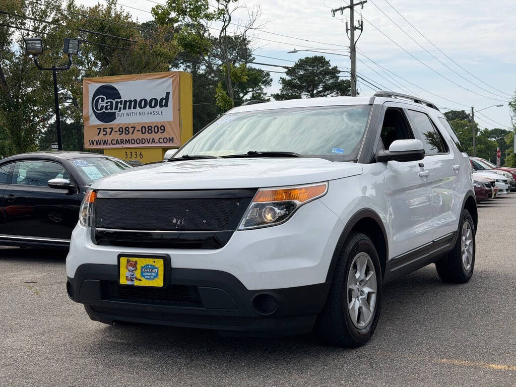 Oxford White 2014 Ford Explorer SUV / Crossover All-Wheel Drive 6-Speed Automatic