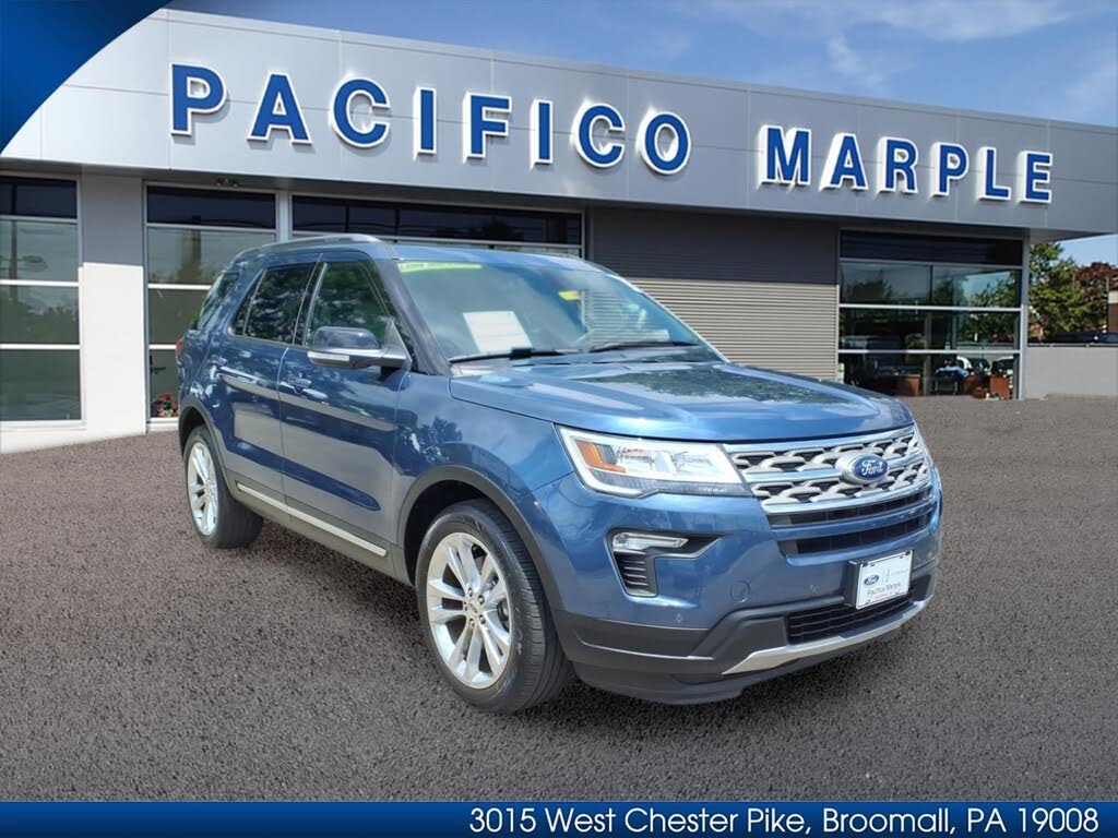 Blue Metallic 2018 Ford Explorer XLT AWD SUV / Crossover All-Wheel Drive 6-Speed Automatic