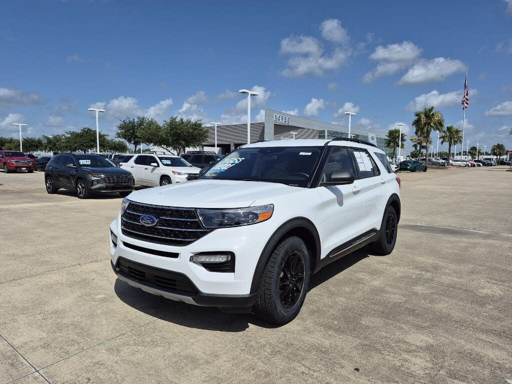 Oxford White 2020 Ford Explorer XLT RWD SUV / Crossover Rear-Wheel Drive Automatic