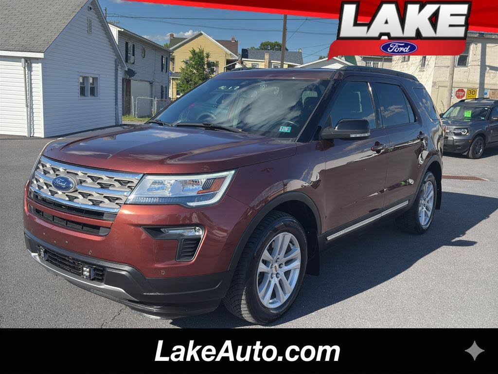 Cinnamon Glaze Metallic 2018 Ford Explorer XLT AWD SUV / Crossover All-Wheel Drive 6-Speed Automatic