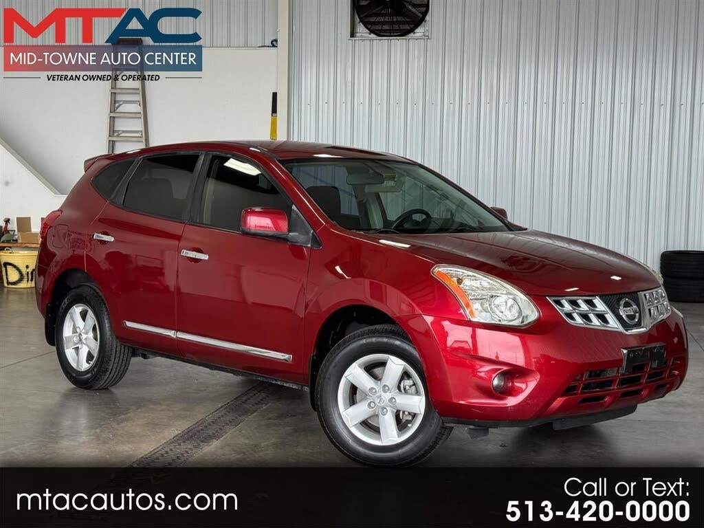 Red 2013 Nissan Rogue SUV / Crossover All-Wheel Drive Automatic