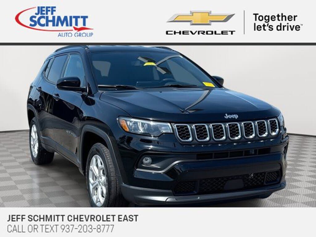 Black 2024 Jeep Compass SUV / Crossover Four-Wheel Drive Automatic