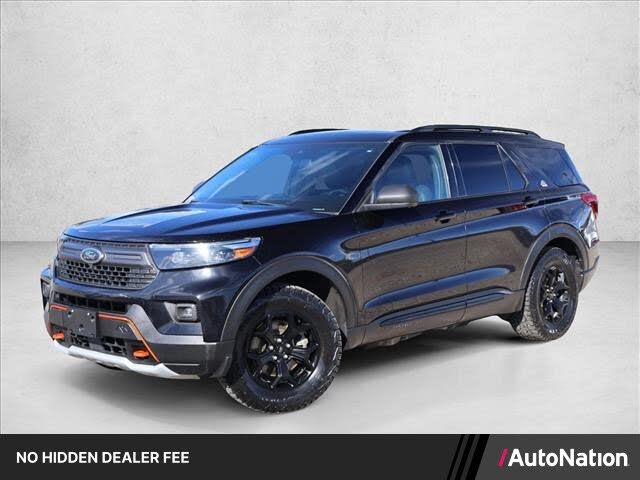 Agate Black Metallic 2022 Ford Explorer SUV / Crossover All-Wheel Drive Automatic