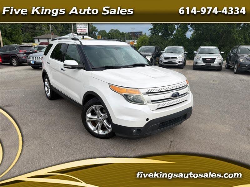White 2015 Ford Explorer SUV / Crossover Front-Wheel Drive Automatic