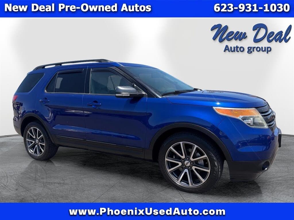 Blue 2015 Ford Explorer SUV / Crossover Front-Wheel Drive Automatic
