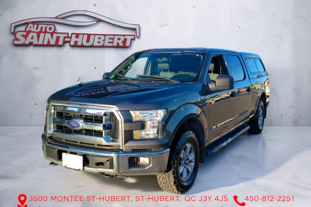 Gray 2016 Ford F-150 Pickup Truck Four-Wheel Drive Automatic