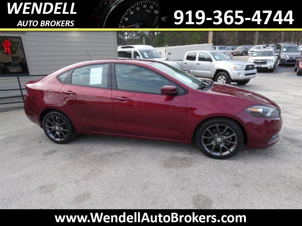 Red (Burgundy) 2015 Dodge Dart Sedan Front-Wheel Drive Automatic