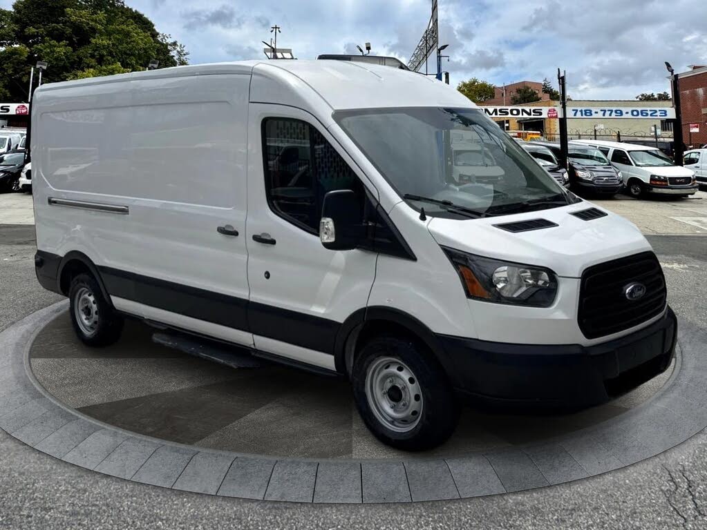 White 2019 Ford Transit Cargo Van Rear-Wheel Drive Automatic