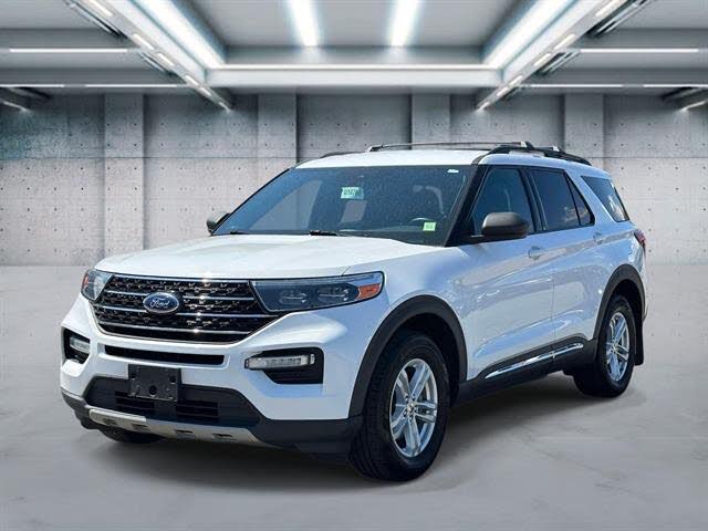 White 2020 Ford Explorer SUV / Crossover All-Wheel Drive Automatic