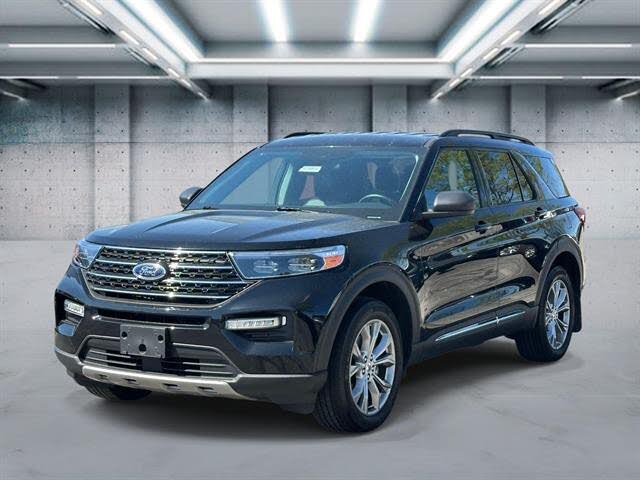 Agate Black 2023 Ford Explorer SUV / Crossover All-Wheel Drive Automatic