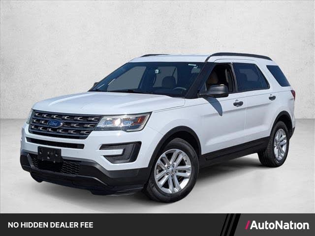 Oxford White 2017 Ford Explorer SUV / Crossover Front-Wheel Drive 6-Speed Automatic