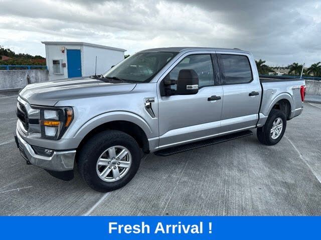 Silver Metallic 2023 Ford F-150 Pickup Truck Four-Wheel Drive Automatic