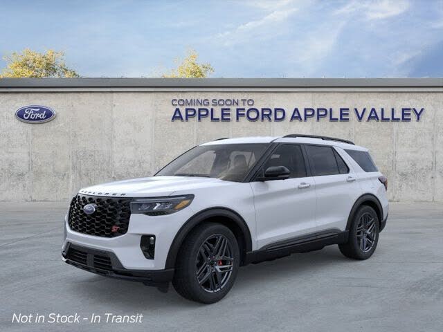 White Metallic 2026 Ford Explorer SUV / Crossover All-Wheel Drive Automatic