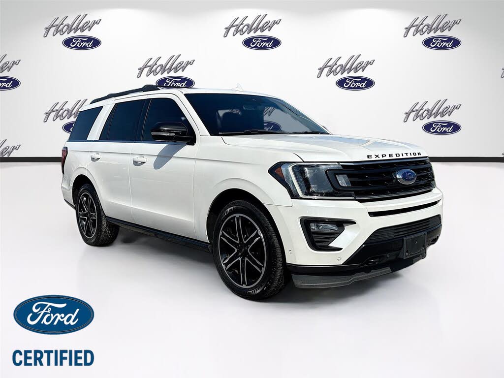 White Platinum Metallic Tri-Coat 2019 Ford Expedition SUV / Crossover Four-Wheel Drive Automatic