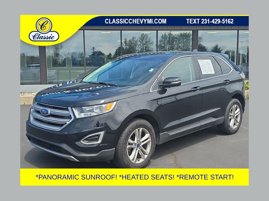 Shadow Black 2016 Ford Edge SUV / Crossover All-Wheel Drive 6-Speed Automatic