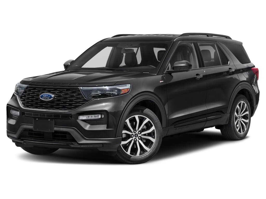 Red Metallic 2023 Ford Explorer SUV / Crossover Rear-Wheel Drive Automatic