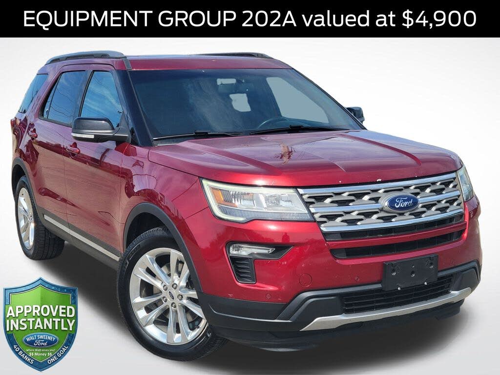 Ruby Red Metallic 2018 Ford Explorer SUV / Crossover All-Wheel Drive 6-Speed Automatic